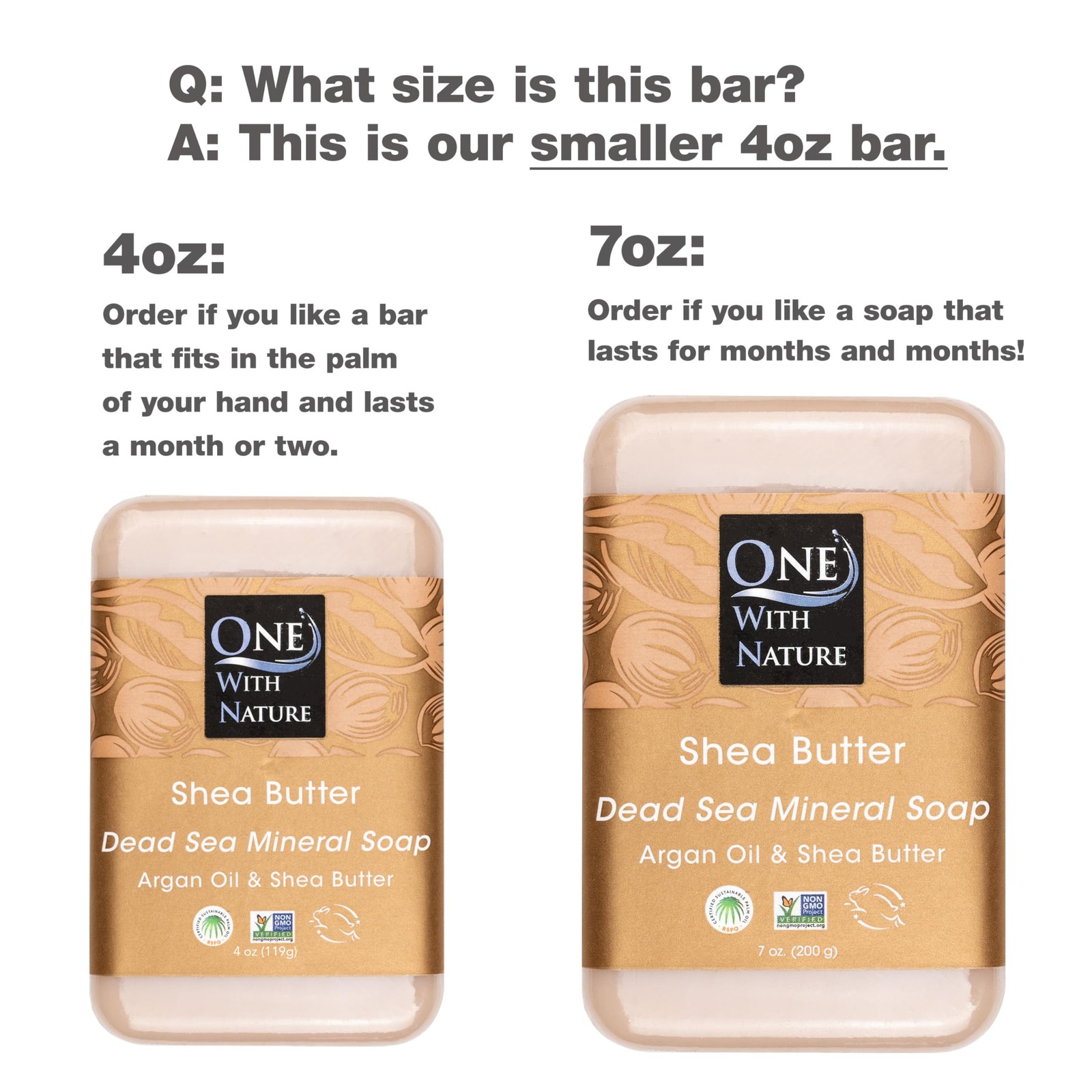One With Nature Dead Sea Salt Shea Butter Soap 4oz 3Pk-Dead Sea Salt for Face