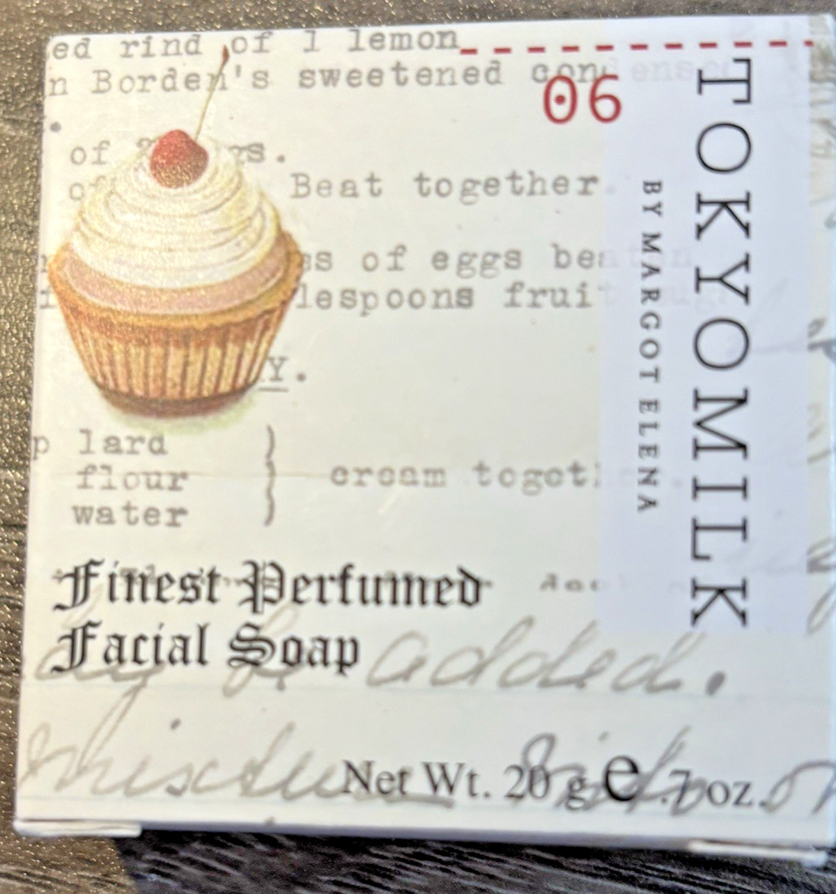 New Lot 4 Tokyo Milk Travel Size Facial Soap .7 oz