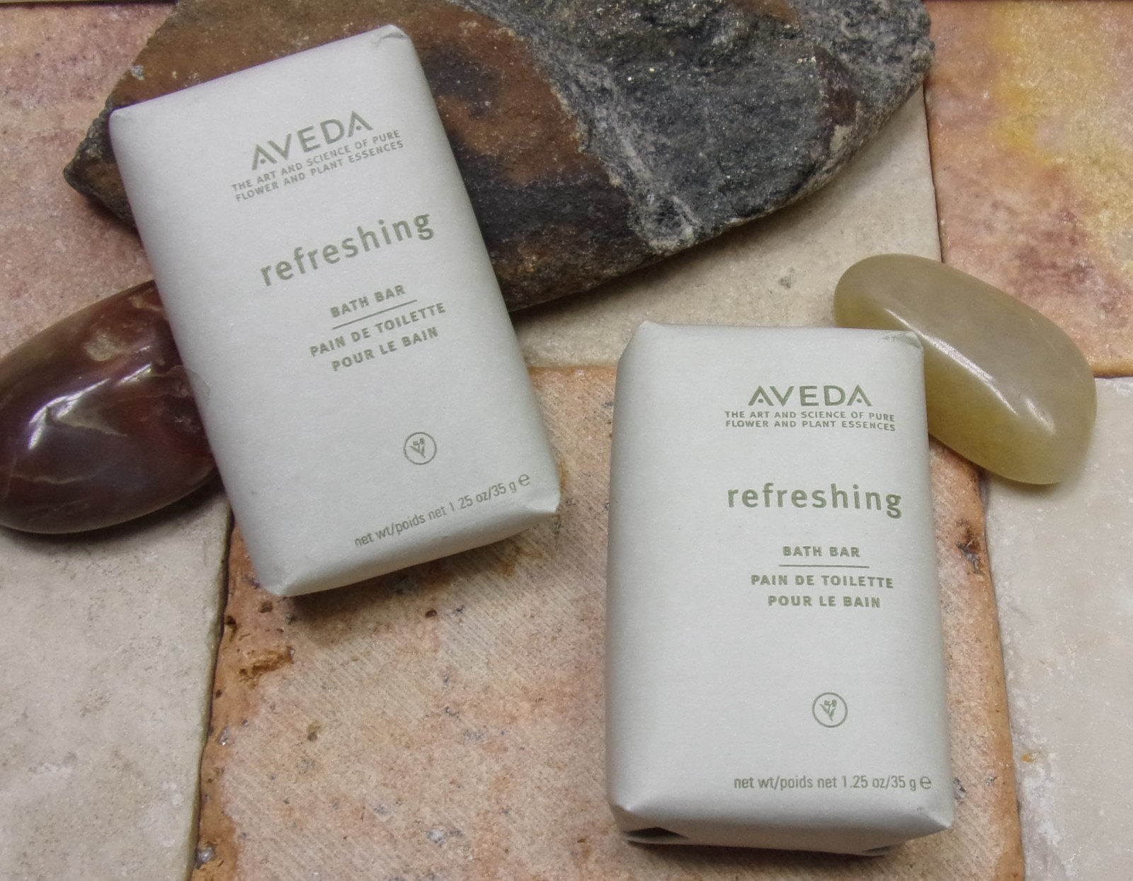 Aveda Refreshing Bath Soap 1.25 oz ~ 35 g each x 2 New in package