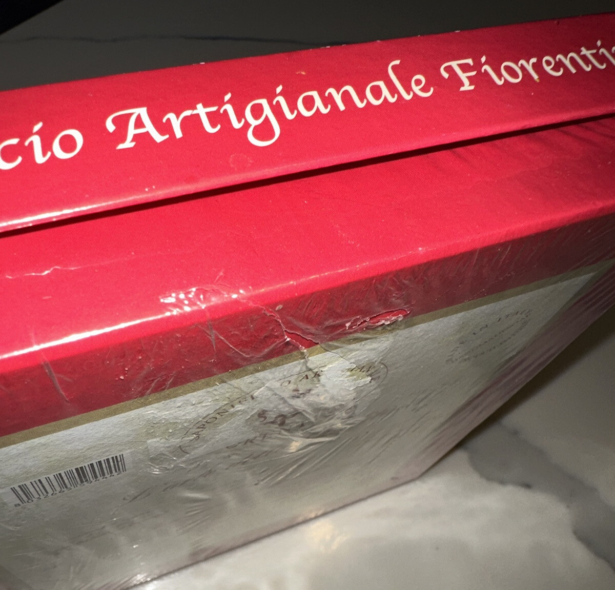 NEW Sealed Italian Handmade Soap Florentine Sapone Soap 4 Pcs Made in Italy