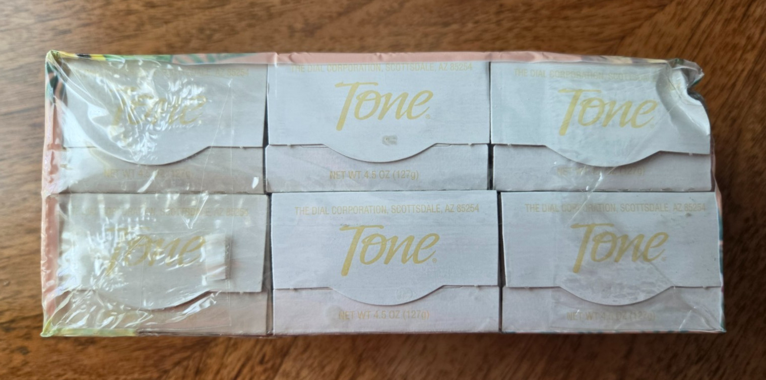 Tone Mango Splash w/ Cocoa Butter & Botanicals 6 – 4.5 Oz Soap Bars Sealed Rare