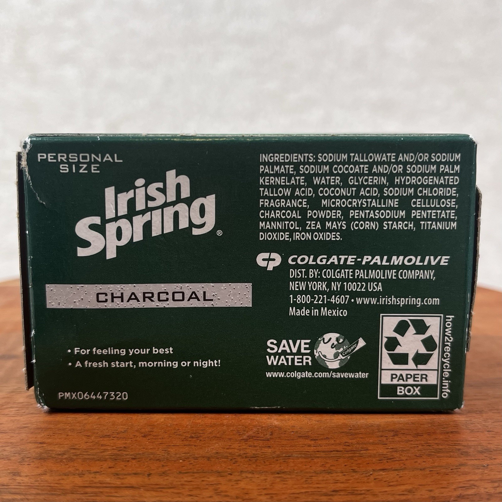 Irish Spring Charcoal Deodorant Personal Size 3.2 oz | 90 g Discontinued