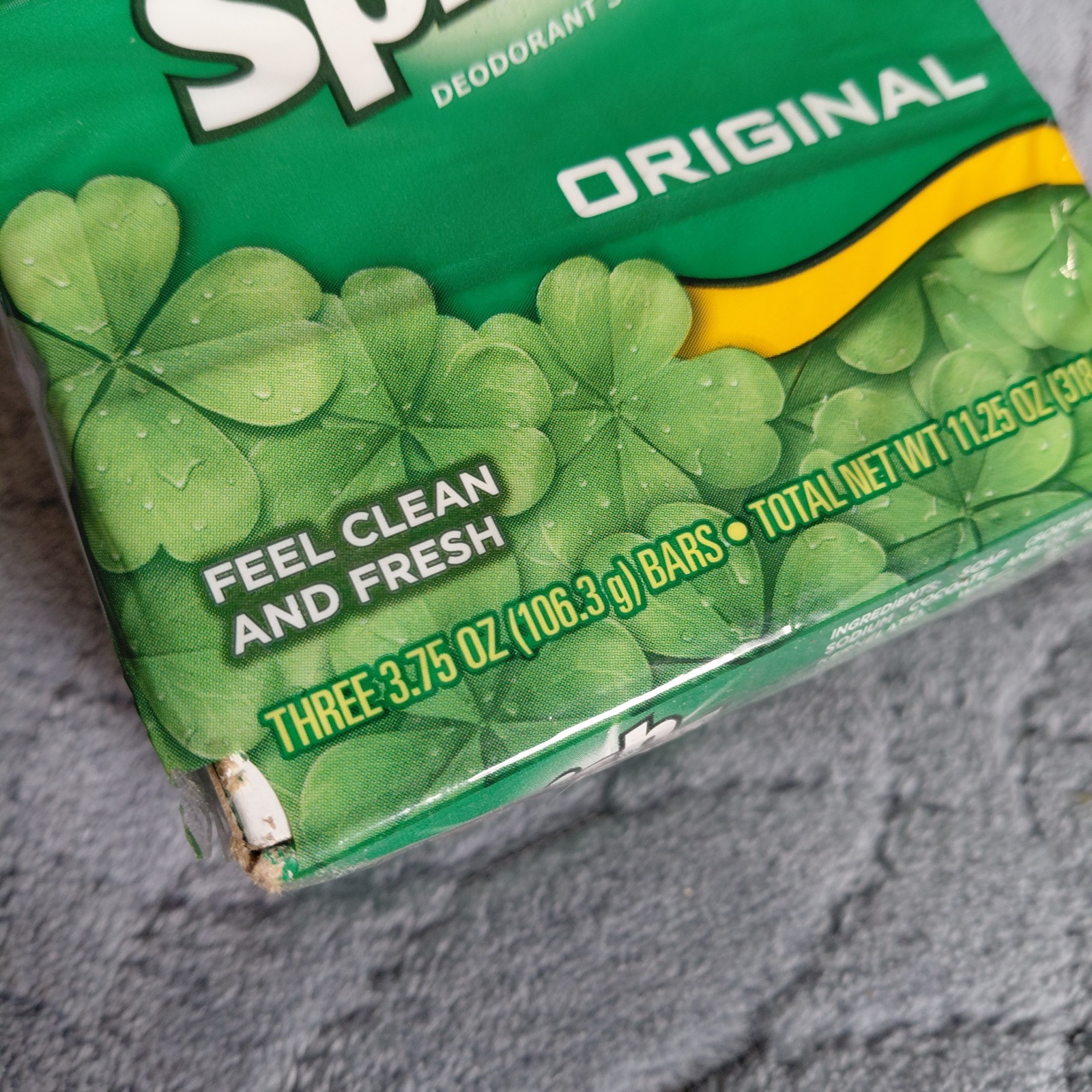 Vintage Irish Spring Soap – Original -3 Pack Bath Size 3.75 oz Bars NOS Made USA