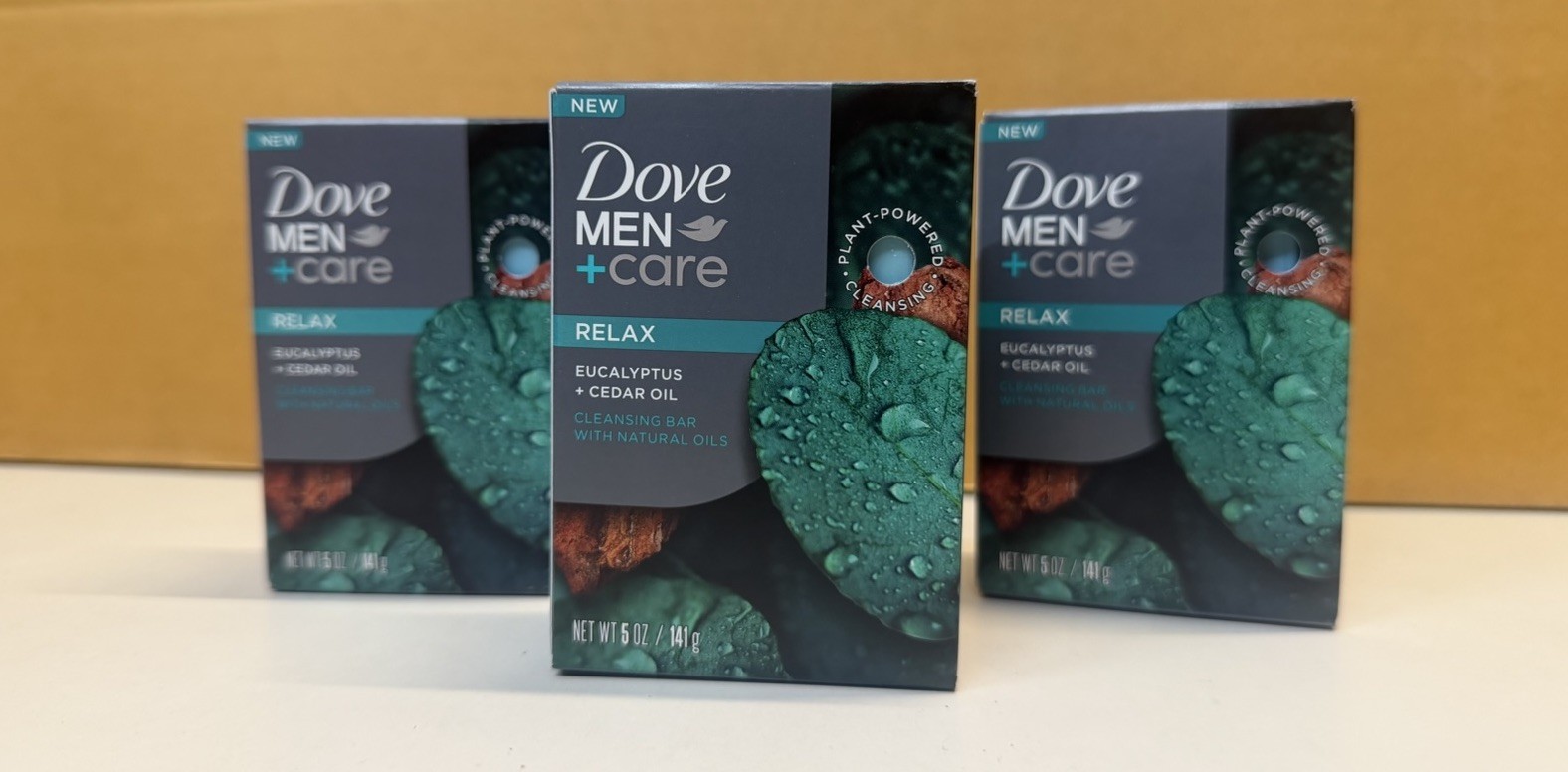 3 Pack Dove Men+Care Body Wash Cedar Eucalyptus Cleansing Bar Men Oil Care Soap