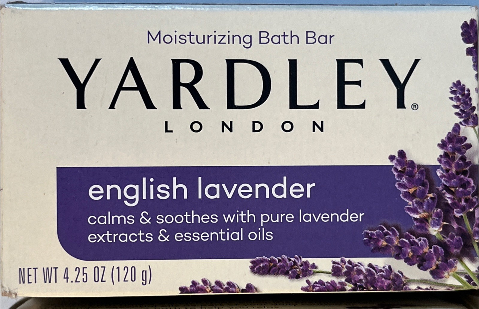 Lot of 4 Bars Yardley of London Soap English Lavender Bar 4.25 oz.