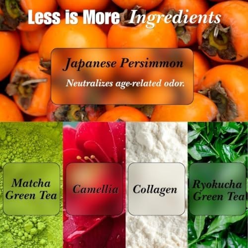 Mirai Clinical Persimmon Deodorizing Soap for Body Odor, Gentle Bar