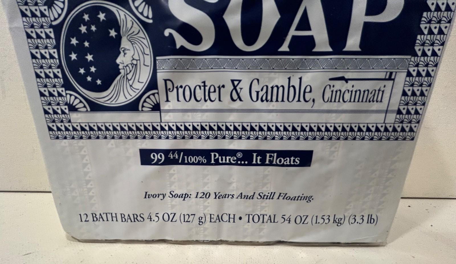 Vintage Ivory Soap Bars – 12 pack (sealed) – Commemorative Wrap – P & G