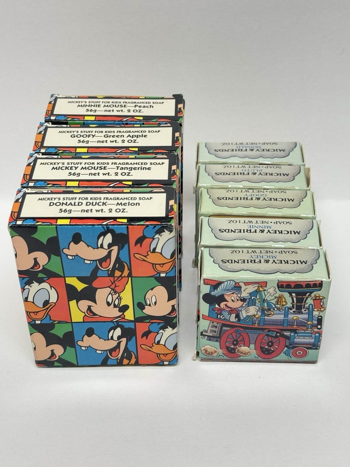 Lot Of 9 Vintage Disney Decorative Bars Of Soap NIB AVON Train