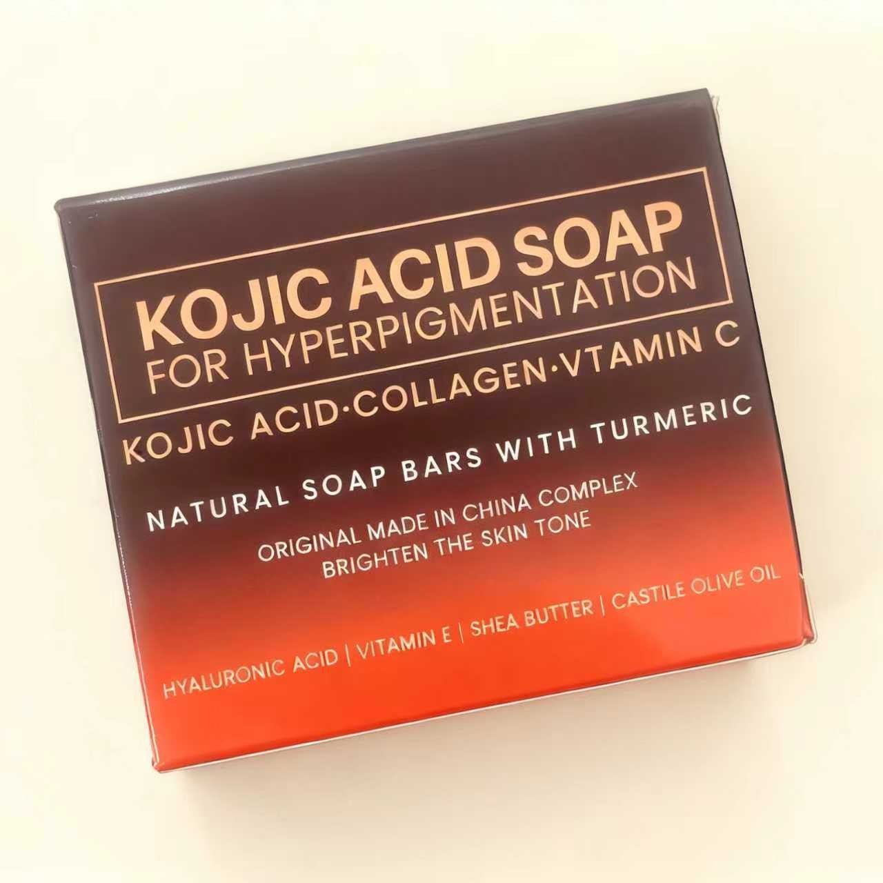 2PCS Glutathione Kojic Acid Soap Combo Whitening Brightening Clear Skin US Stock