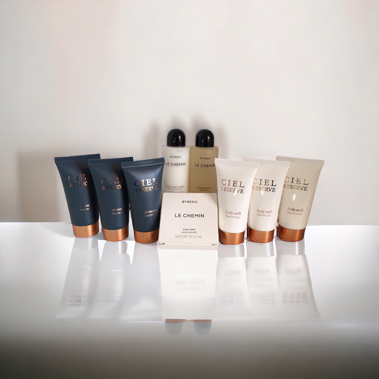 Set of 9 BYREDO Le Chemin & CIEL Luxury Collection Set from The Iconic SLS Hotel
