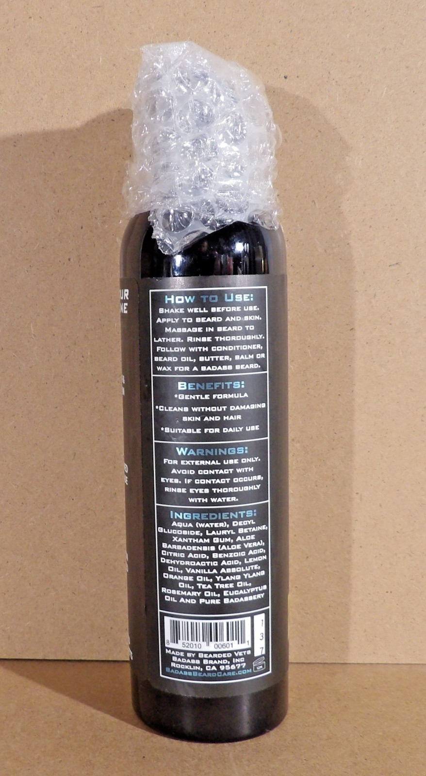 Chuck’s Hog Wash THE LADIES MAN All Natural Hair Beard & Body Wash 8 oz NEW