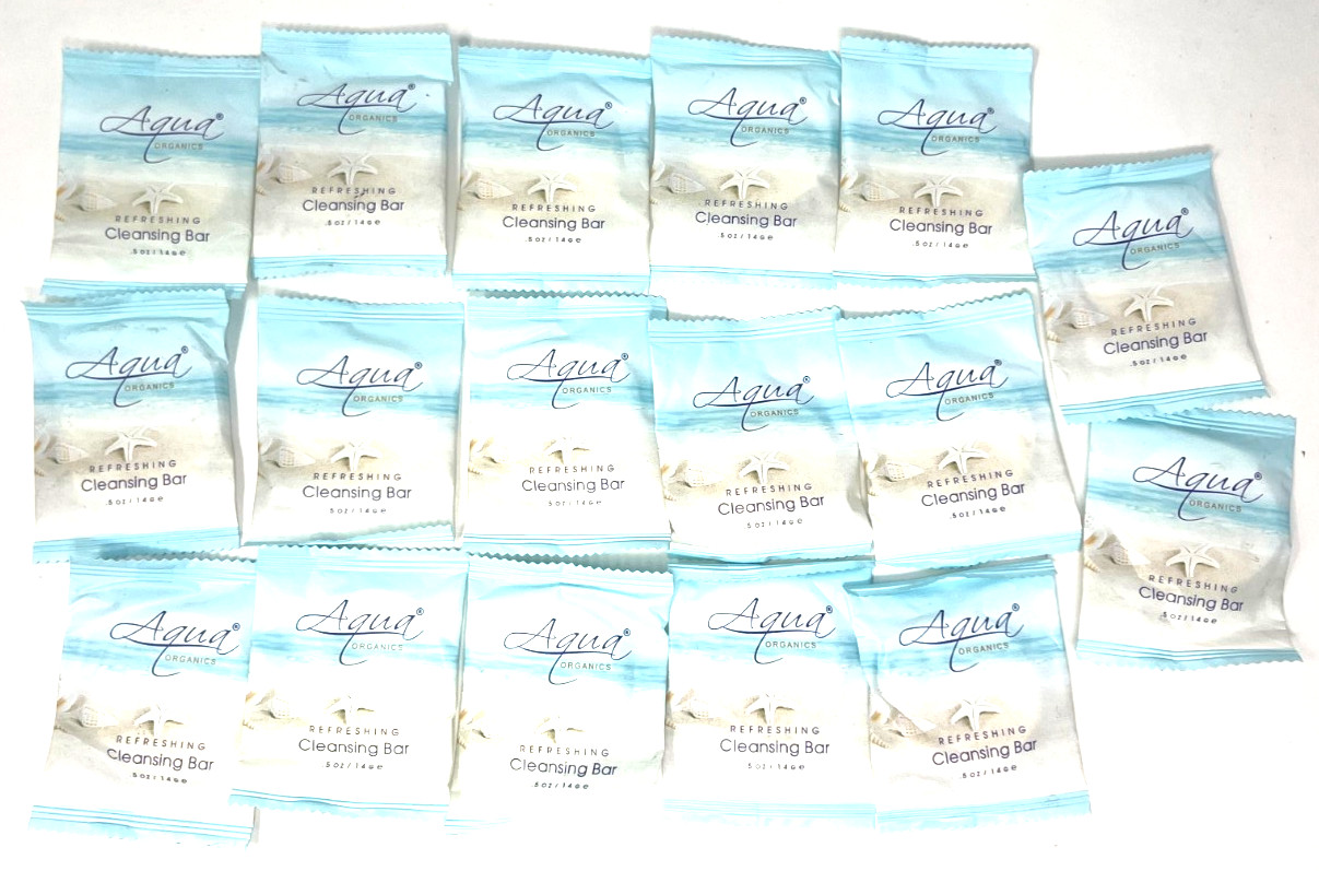 (17) Aqua Organics Refreshing Cleansing Bar Sealed 0.5 oz Each Paraben-Free