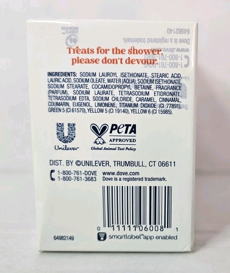 Dove Beauty Bar Cinnamon Pumpkin Pie 4 Bars 3.75 oz Limited Edition NEW