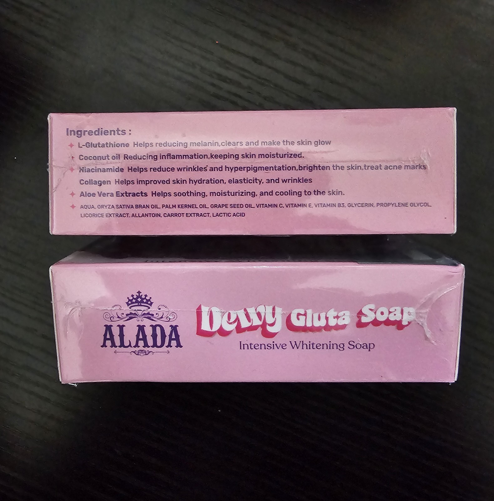 🆕️ ALADA Natural Dewy Gluta Soap 70g Intensive With Niacinamide & Collagen 💯✅