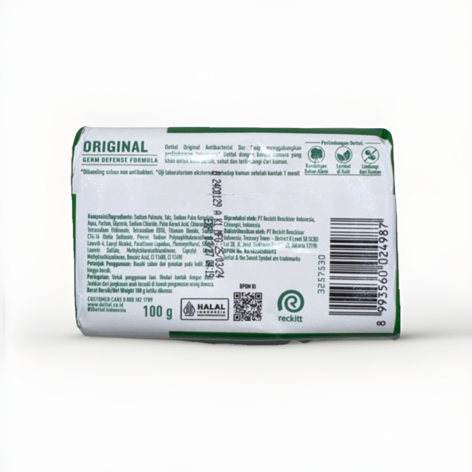Dettol Original Antibacterial Bar Soap