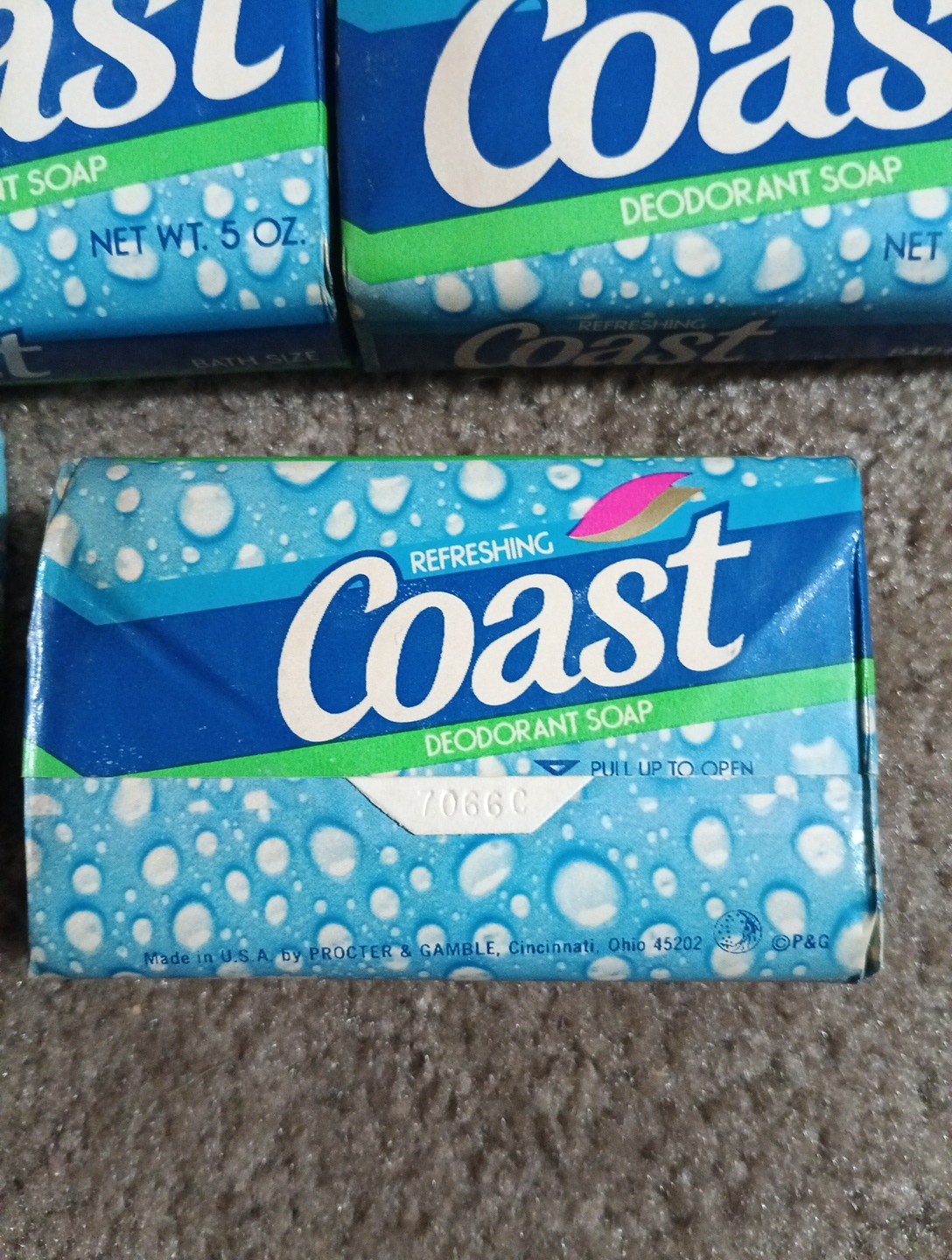 5x Coast deodorant bar soap vintage 5 Oz Refreshing New sealed super size lot