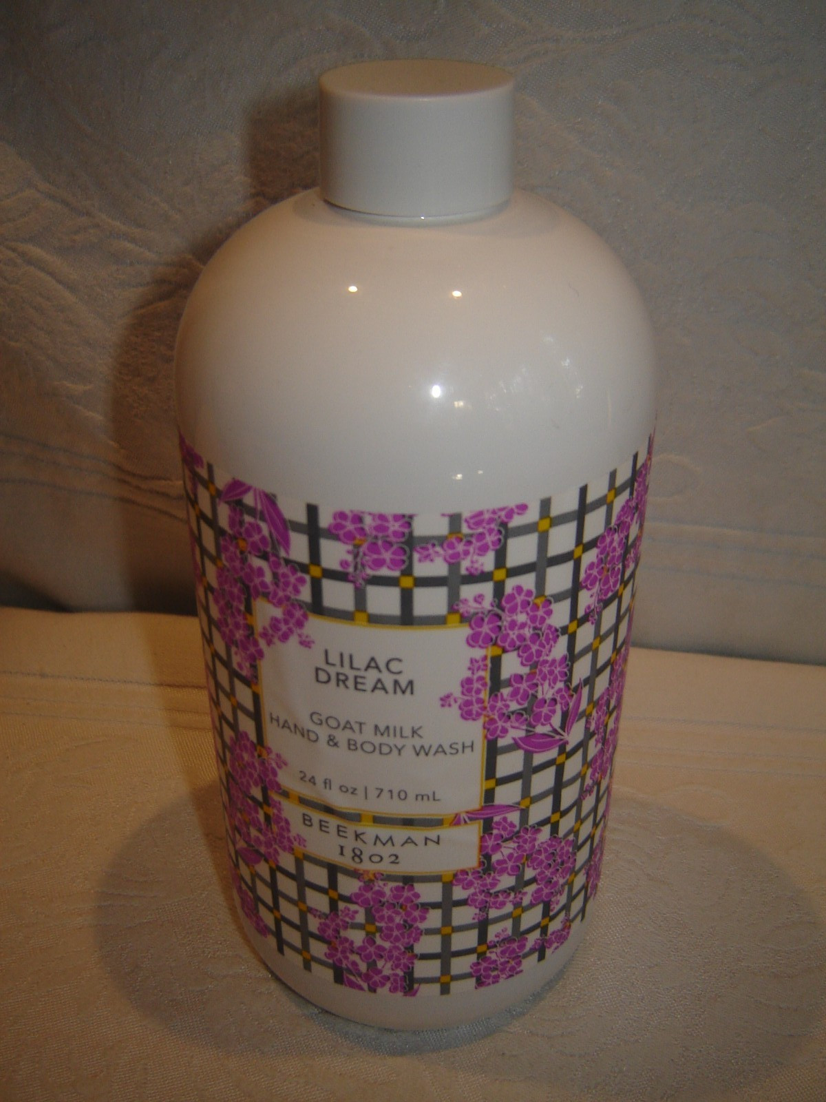 2 SEALED 24 fl oz Beekman 1802 Lilac Dream Goat Milk Hand & Body Wash w/1 Pump