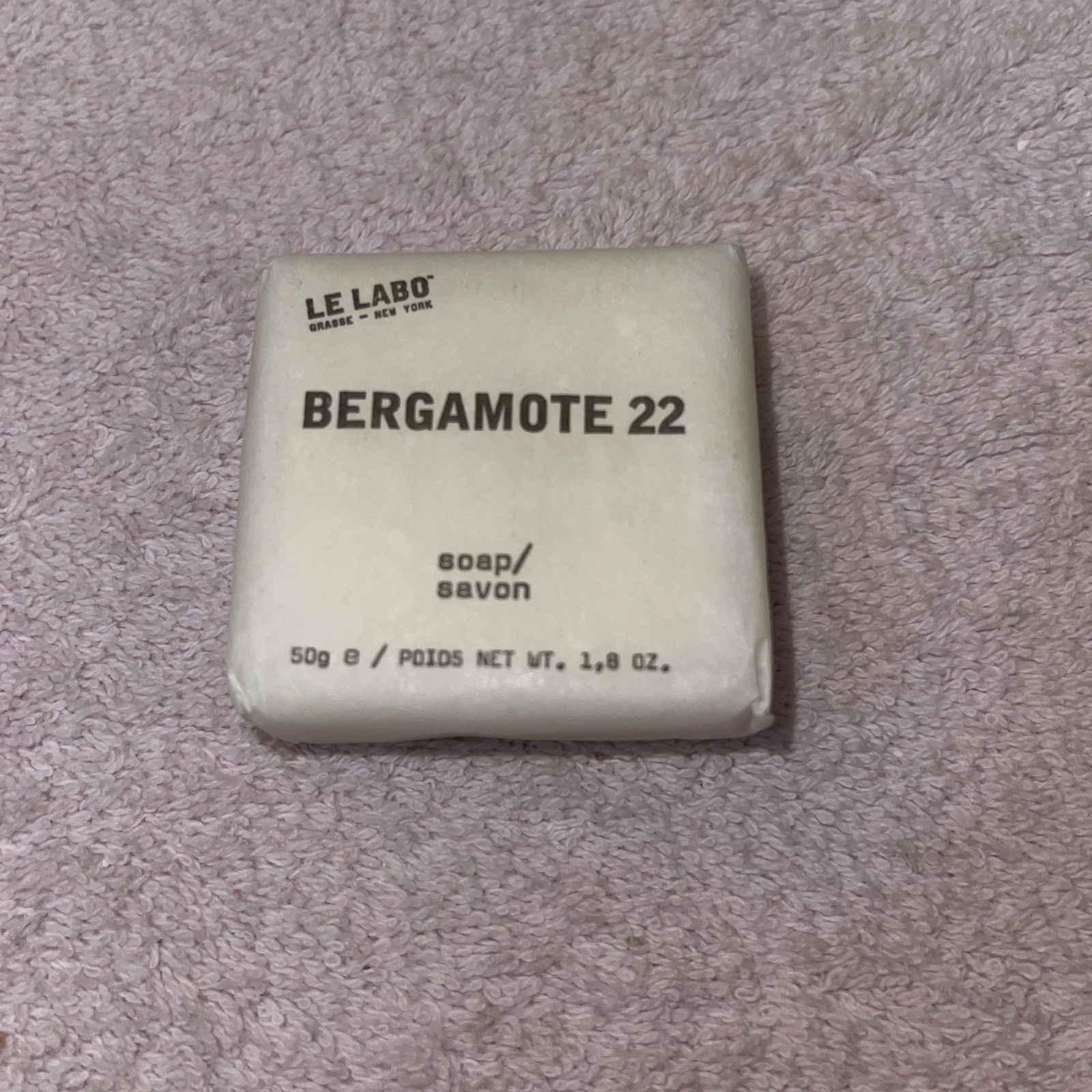 Le Labo Bergamote 22 Soap 1.8 oz (50g) New Sealed