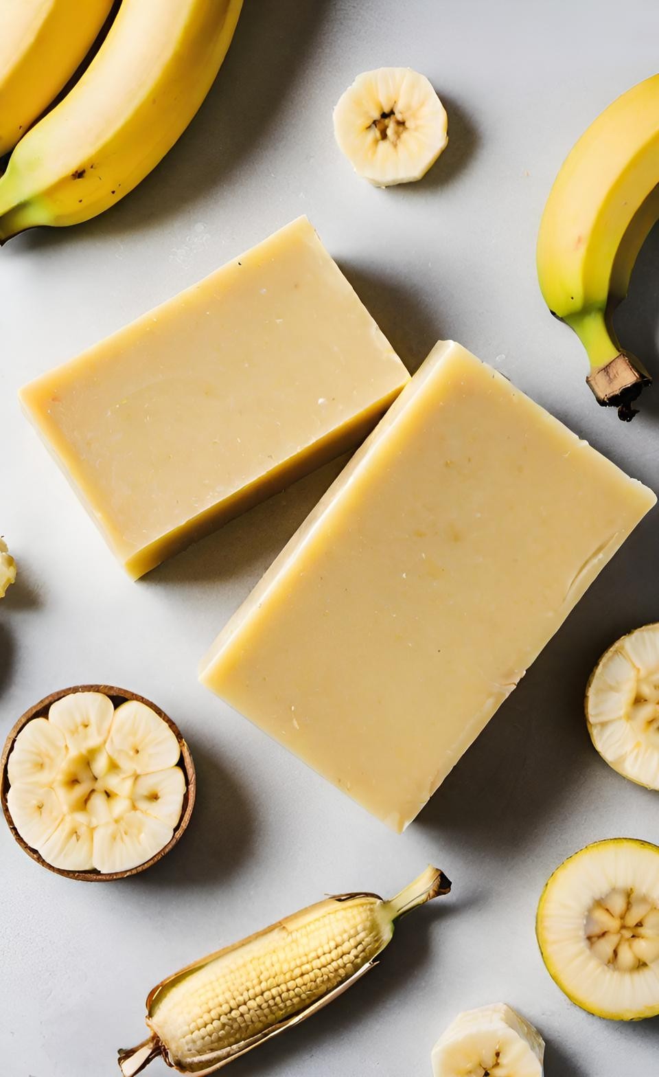Banana Handmade Organic Soap Bar Natural Oil Wonderful Scent Premium Body