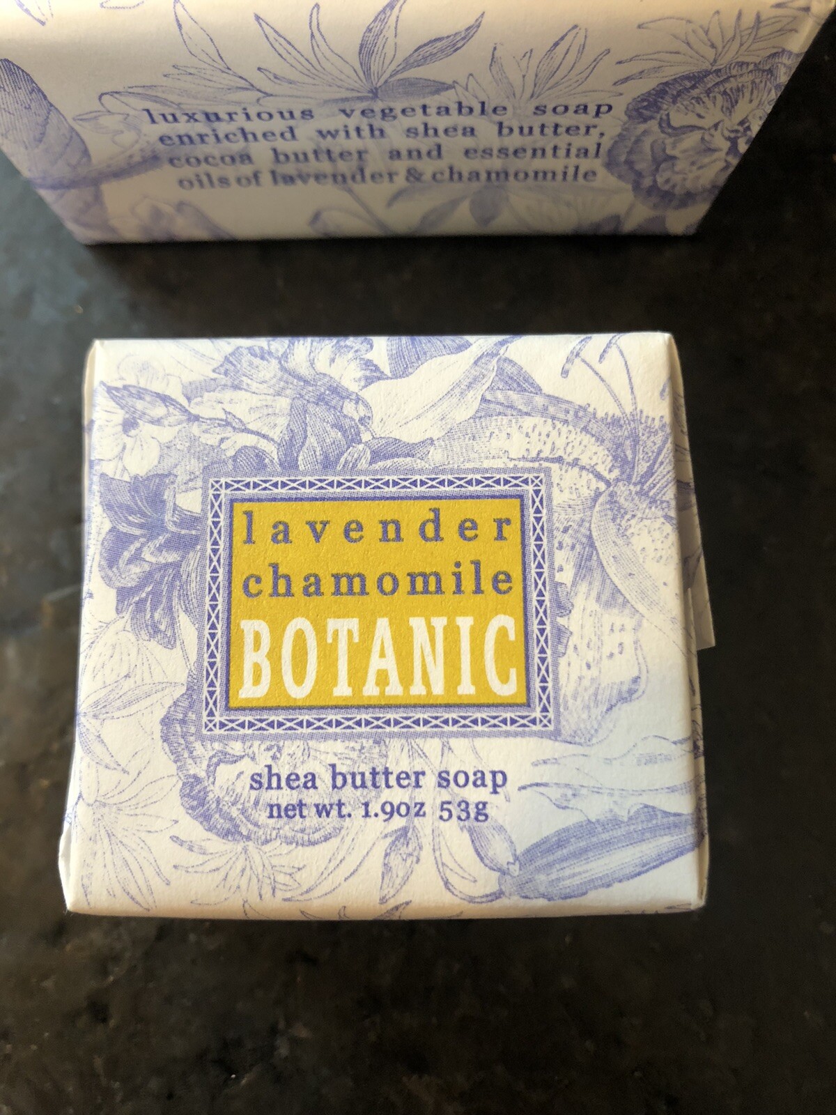GREENWICH BAY SOAP/ LAVENDER CHAMOMILE BOTANIC SHEA BUTTER SOAP 6.35 OZ, 1.9oz