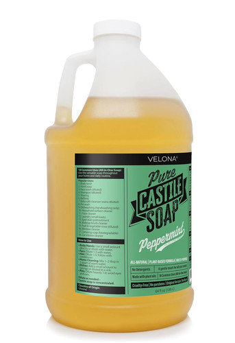 velona Pure Castile Soap – 64 Fl oz | Mild & Gentle | 64 Oz (Pack of 1)