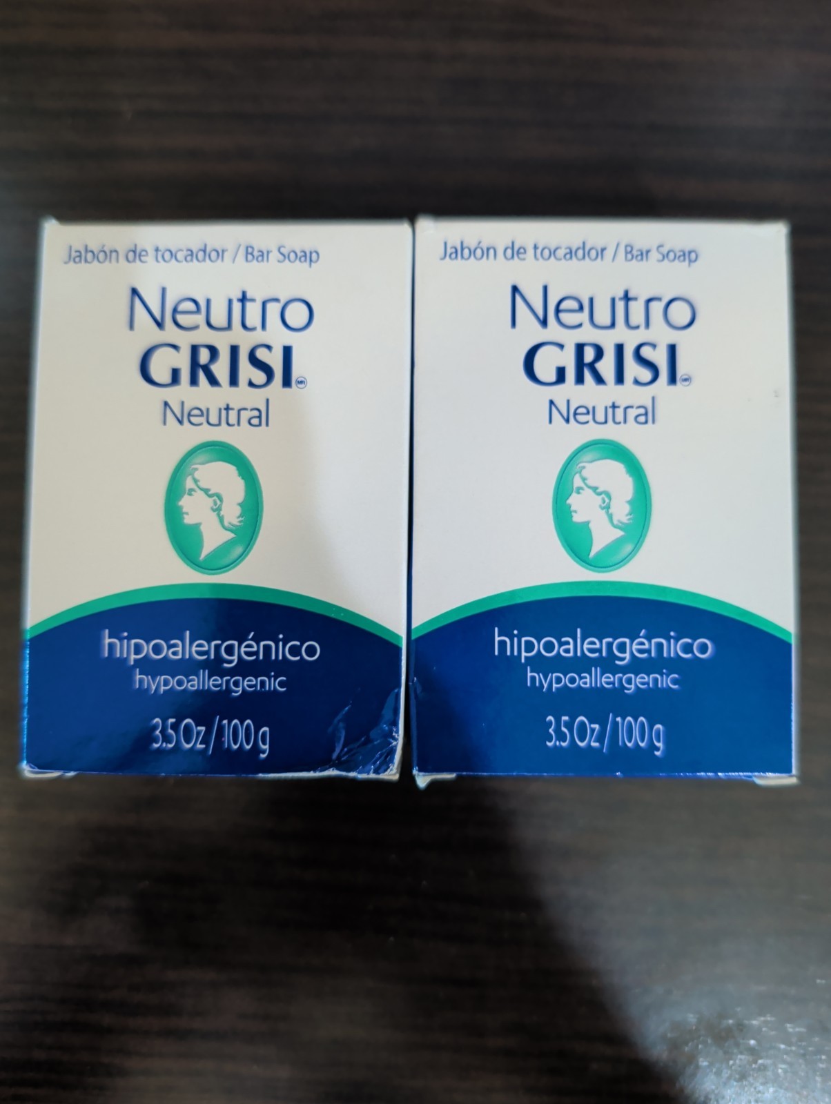 GRISI Neutral Soap 3.5 oz 2-Pack Hypoallergenic Bar Soap Sensitive Skin