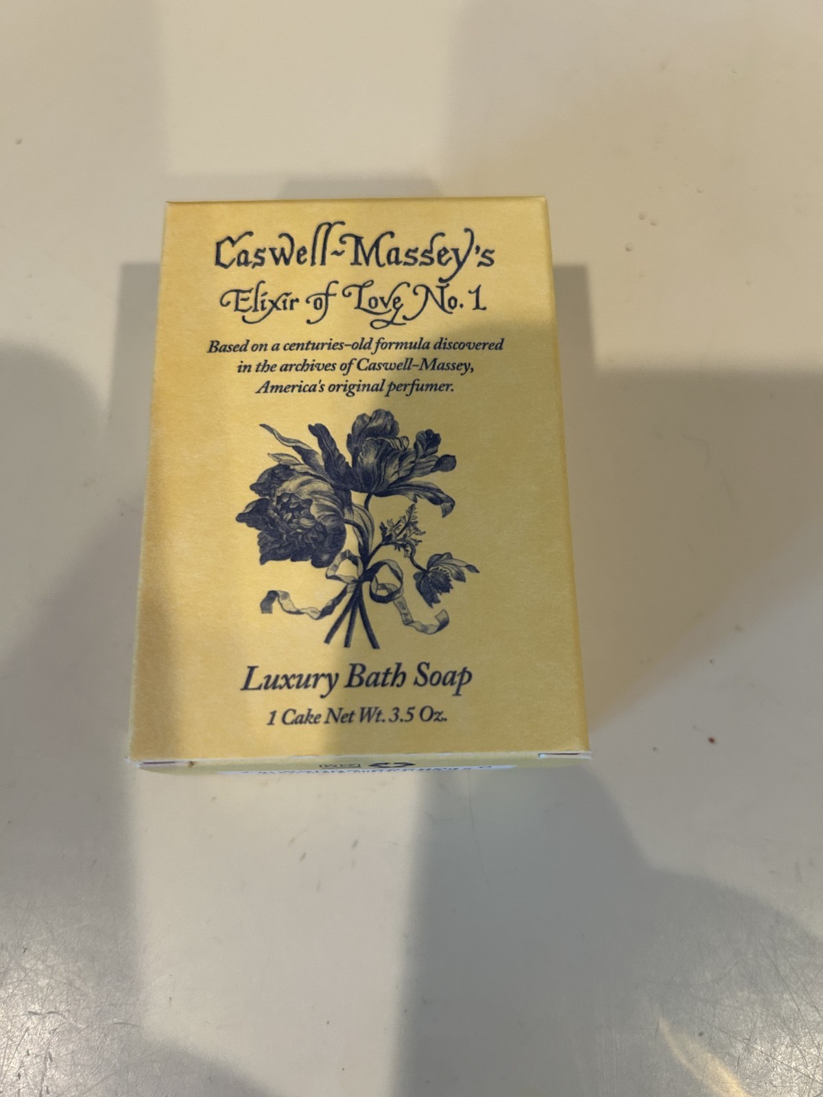 Caswell Massey Elixir Of Love No 1 Triple Milled Bar Soap 3.5 oz