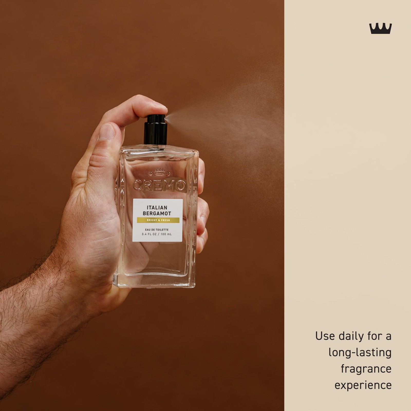 Cremo Cologne For Men – Italian Bergamot Mens Cologne Spray, A Combination of It