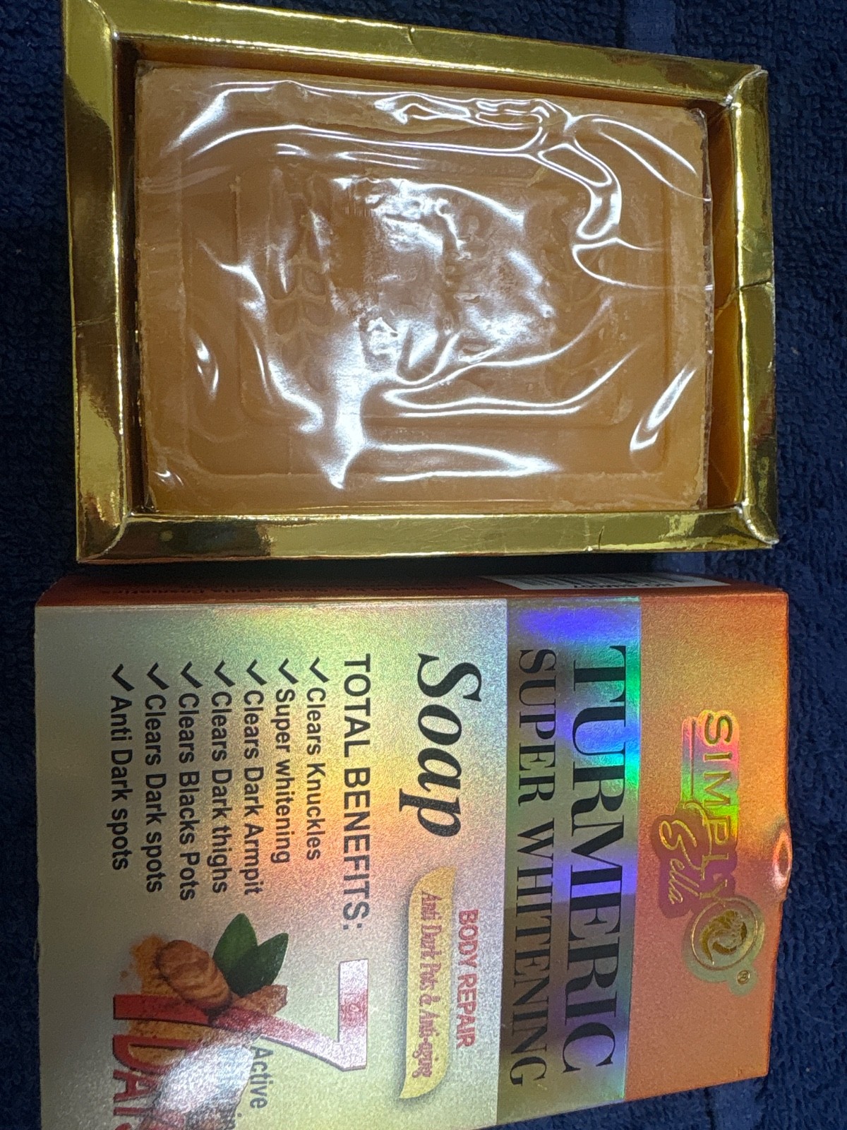 Simply Bella Turmeric Super Skin Whitening Soap New In Box