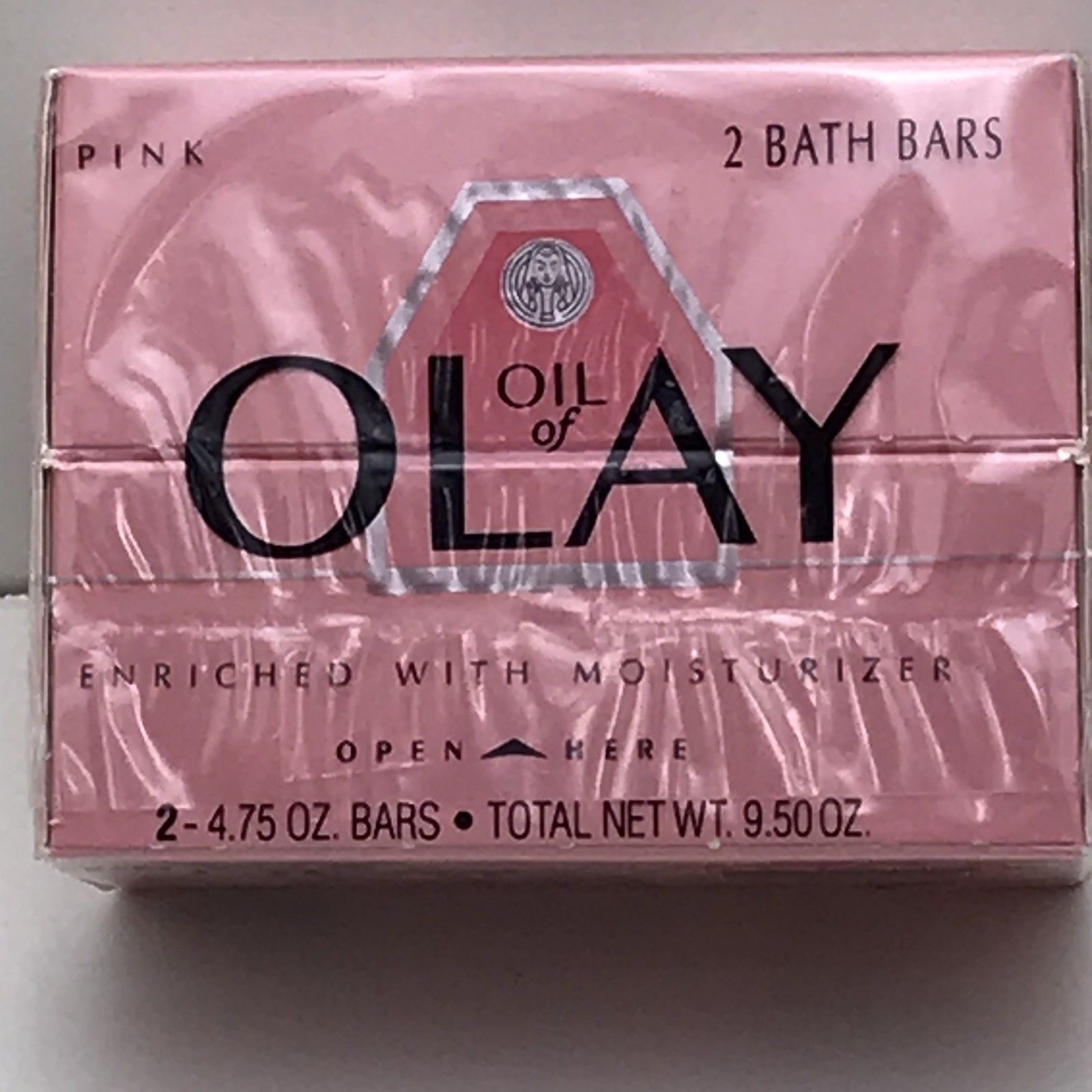 2 Pack Oil of Olay Pink Soap Bars Vintage 1990 – 4.75 OZ Sealed NOS Props