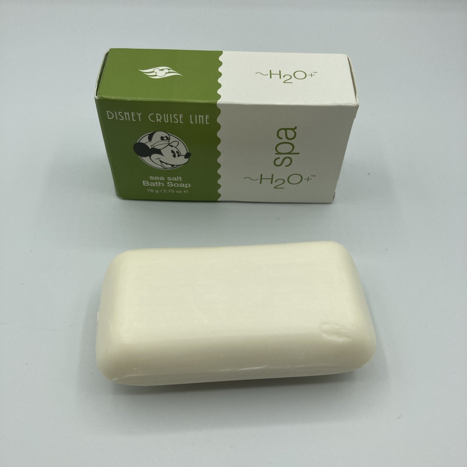 disney cruise line Sea Salt Bath Soap Bar H20 Mickey Mouse Disney World Green