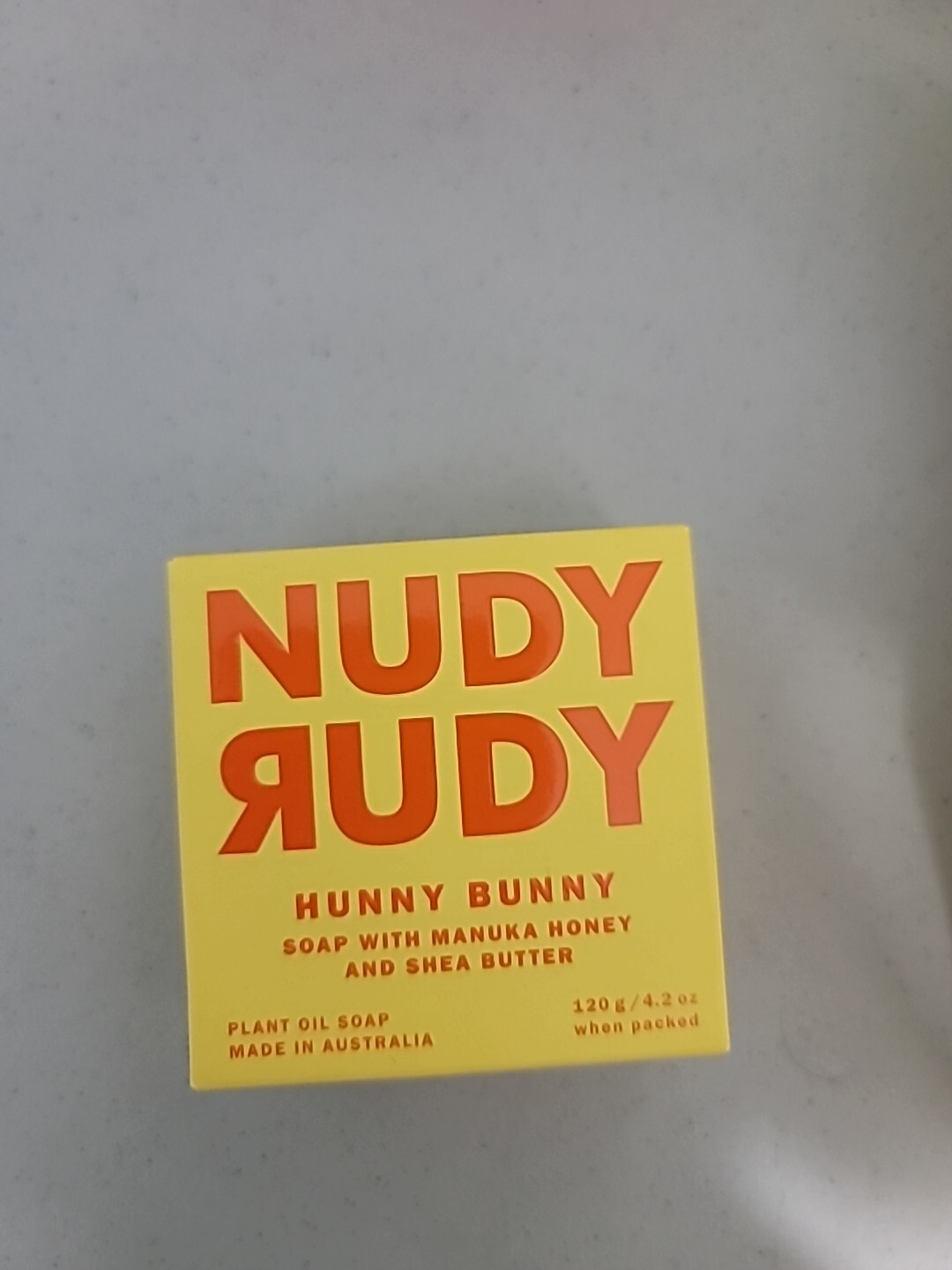NEW! Nudy Rudy (4.2 Oz) BAR ●HUNNY BUNNY● Soap🫧 W/Manuka Honey & Shea Butter.
