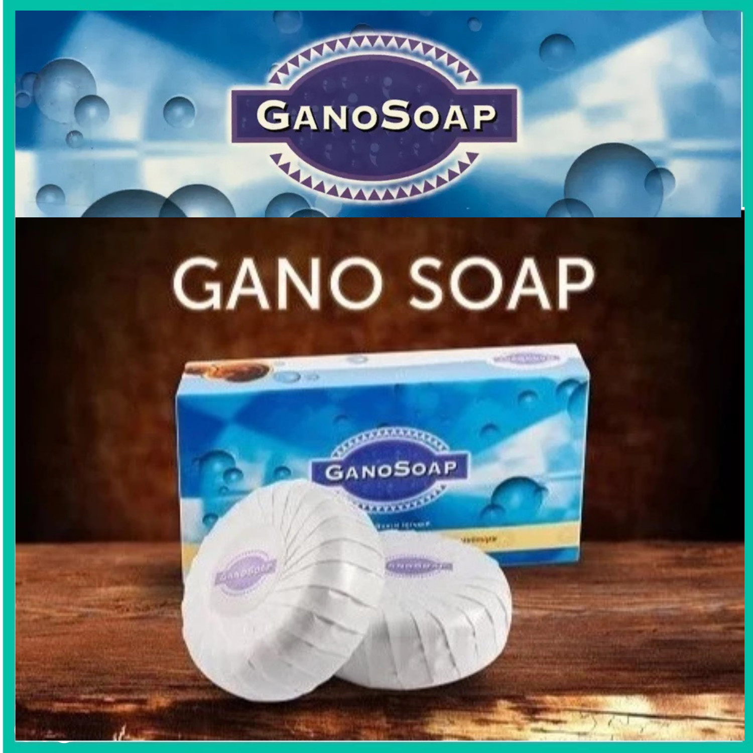 X2 Box Gano Soap Enriched w Ganoderma Goat’s Milk Moisturize Clean Beautify