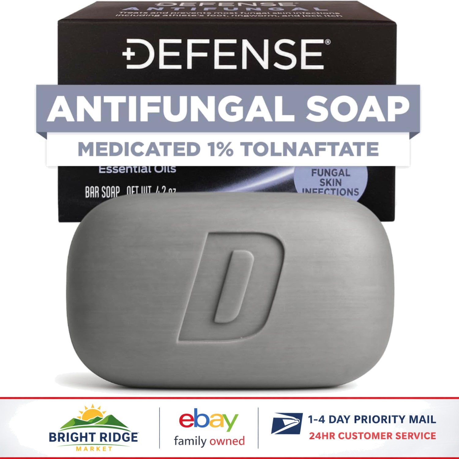 Clinically Proven Medicated Soap for Jock Itch, Athlete’s Foot and Ringworm