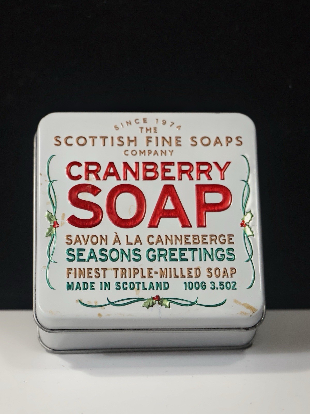 Scottish Fine Soaps Cranberry Soap