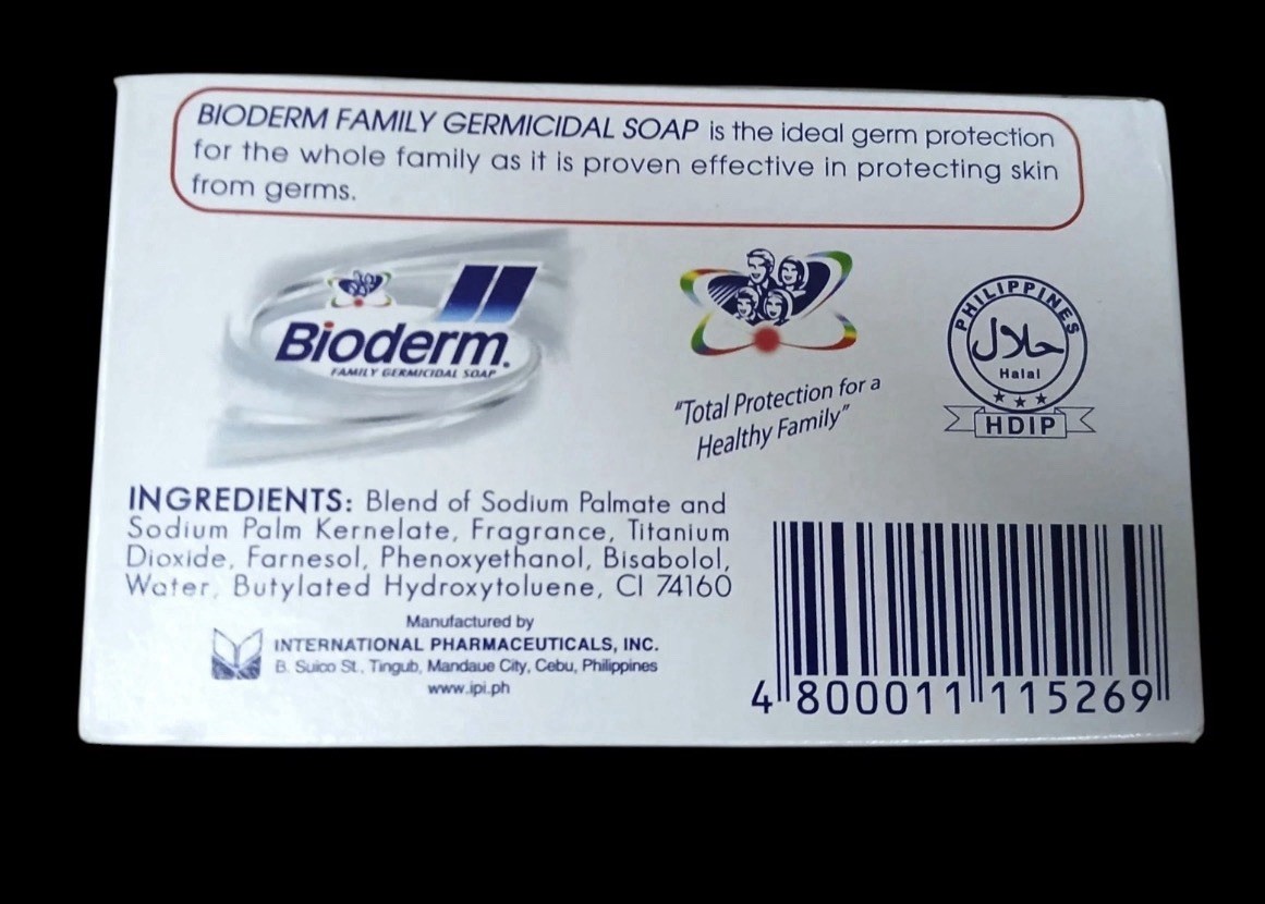 Bioderm Pristine Family Germicidal Soap 135g X 3