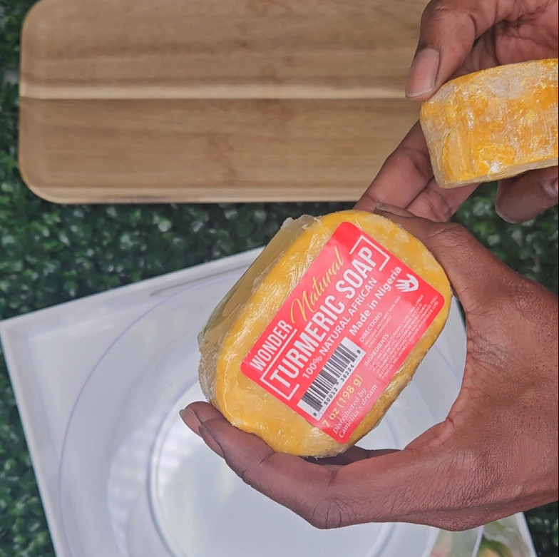 WONDERLOC Natural Turmeric Soap 7 oz (198 G) “Pack of 2” Free Shipping!!