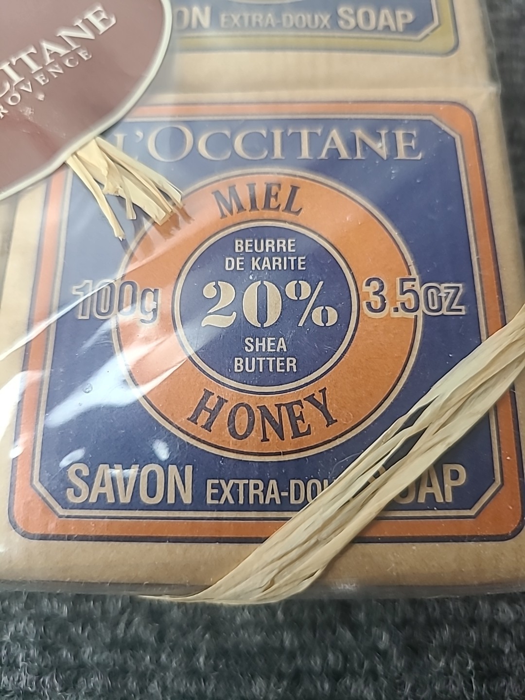 L’Occitane SAVON Extra Doux Assorted 100g Soaps 4 Pack. Sealed.
