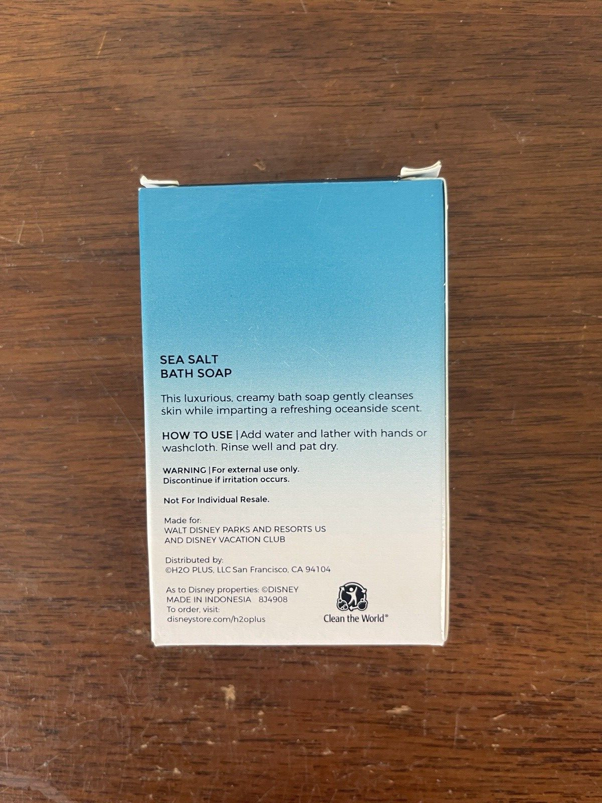 Disney Resorts H2O+ Beauty Sea Salt Oceanside Scent Bath Soap 57 g 2 oz New