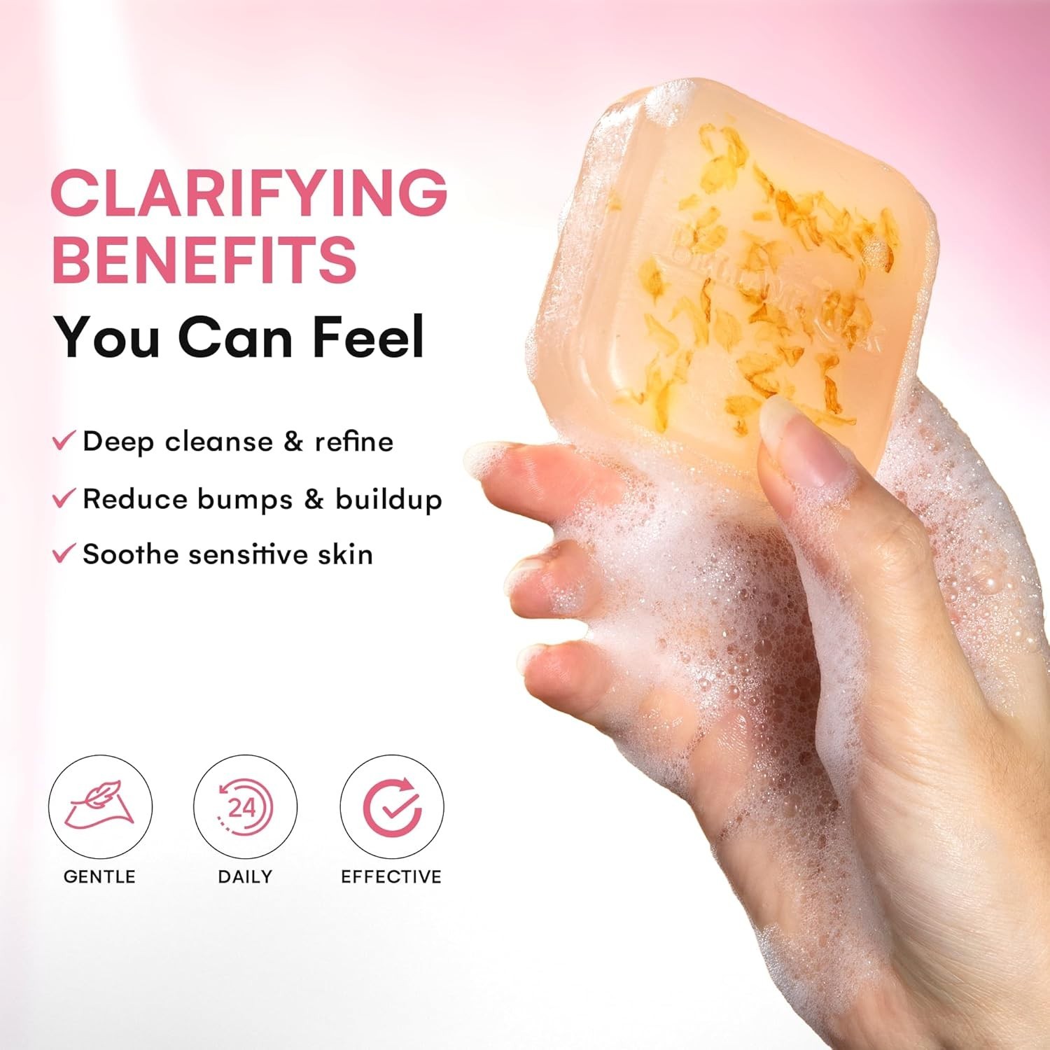 BellamiLuxx Body Acne Soap Bar Set of 2 Antibacterial Folliculitis & Fungal NIB