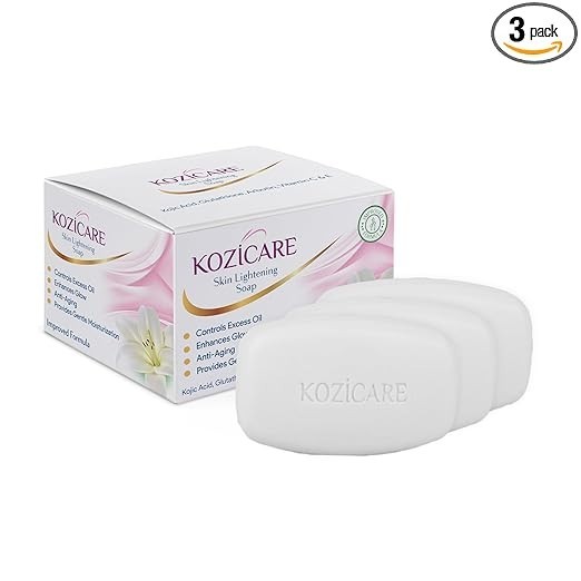 Kozicare Skin Lightening Soap 75 gm Enriched with Kojic Acid,Vitamin(Pack of 3)