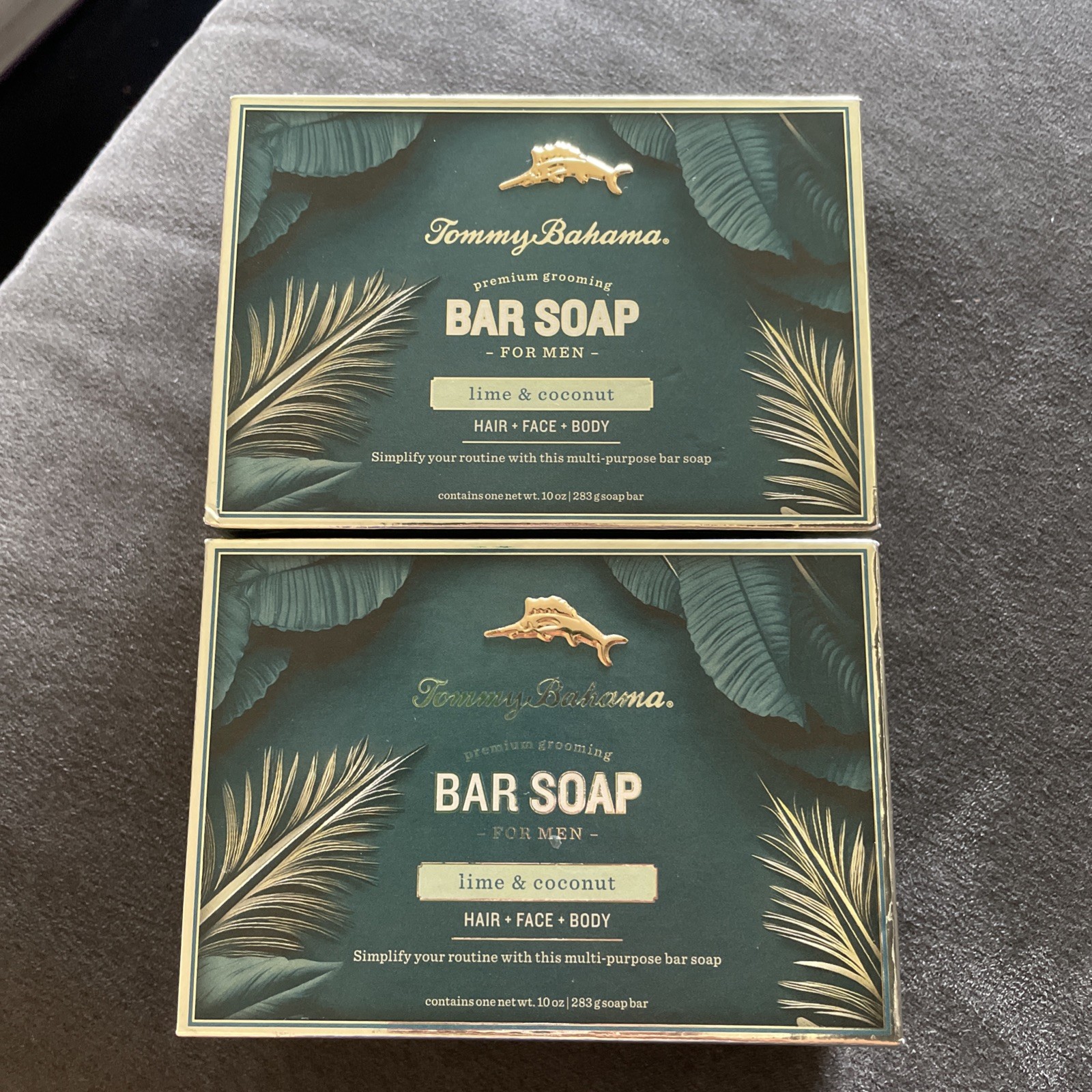 Tommy Bahama Bar Soap For Men Lime & Coconut Set of 2 New