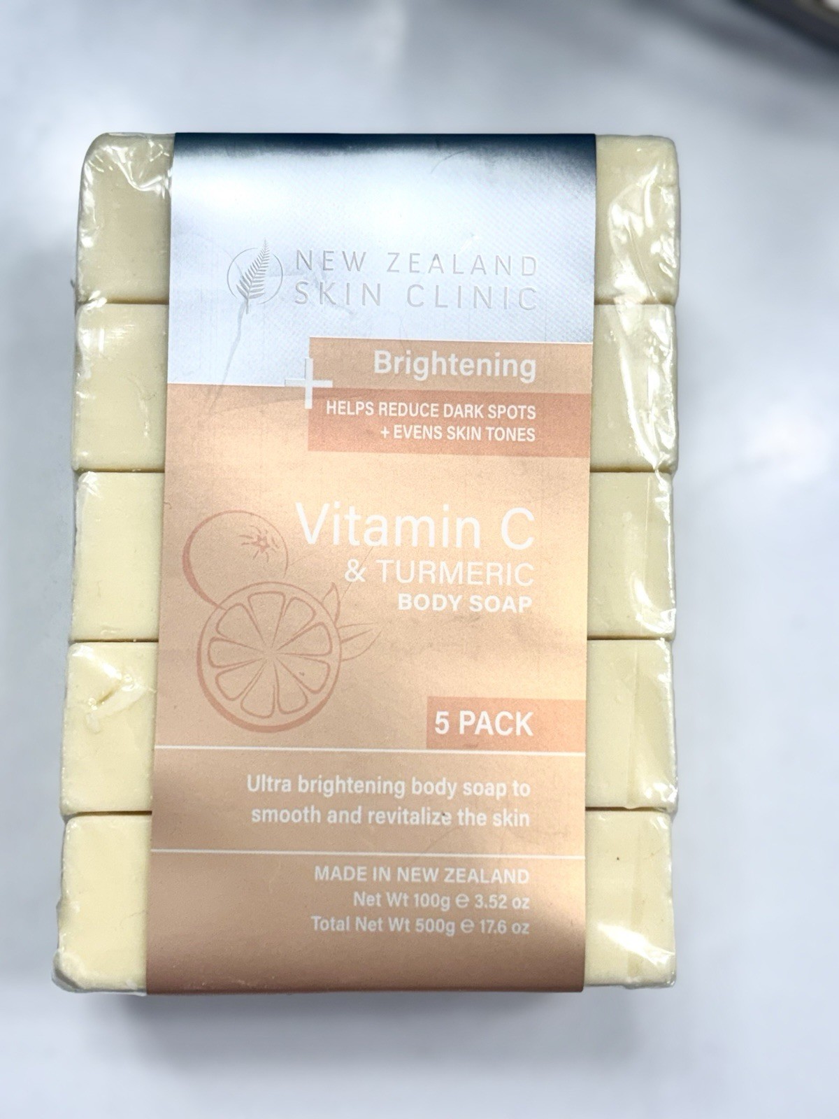 New Zealand Skin Clinic Brightening Vitamin C & Turmeric Body Soap 5