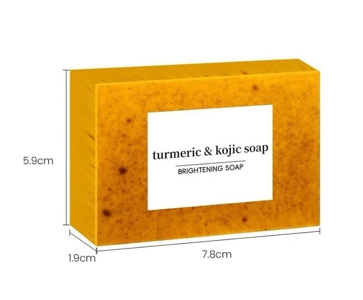 3 Pcs Turmeric and Kojic Soap Bar, Kojic Acid Soap for Hyperpigmentation