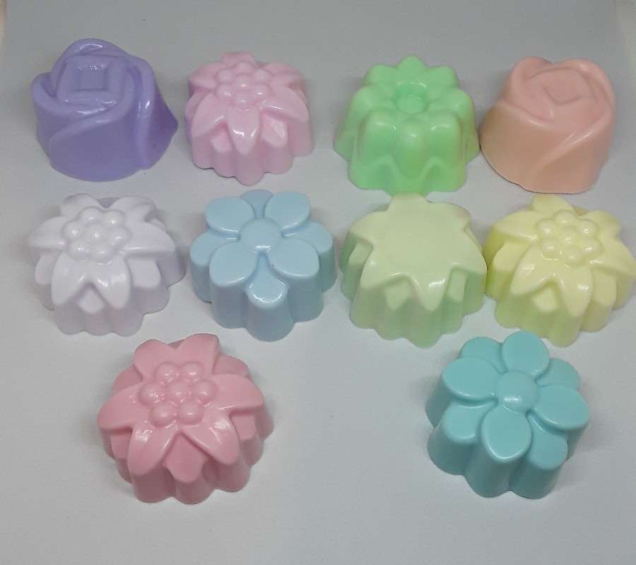 Flower Aromatherapy Handmade Soap-10 scents 2 sizes single set of 2 or 1 dozen