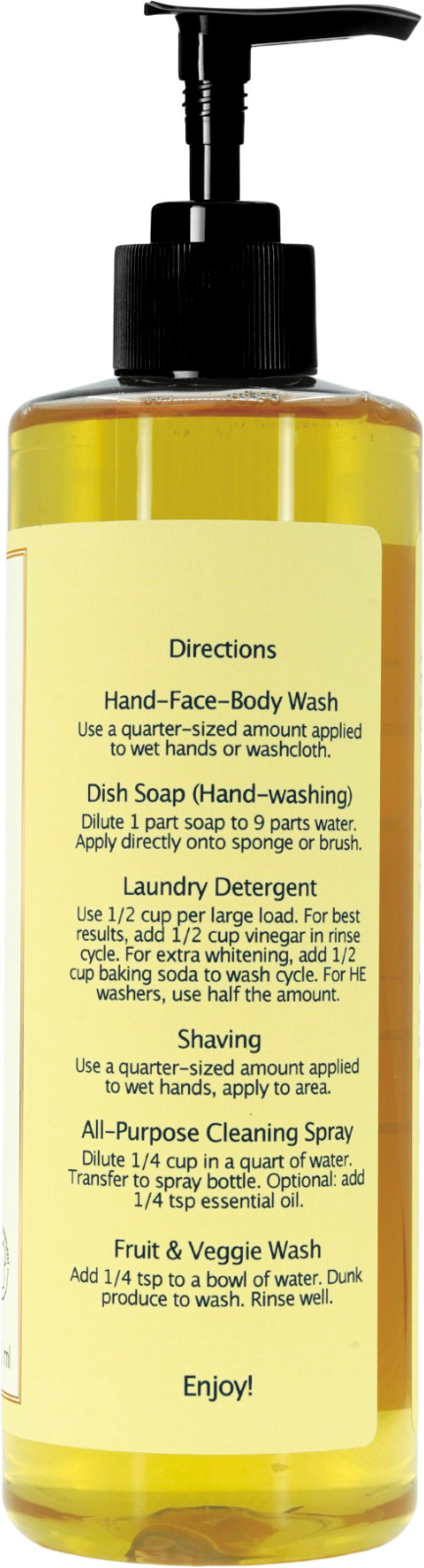 Frankincense Liquid Castile Soap Set – Organic Ingredients, Gentle for skin