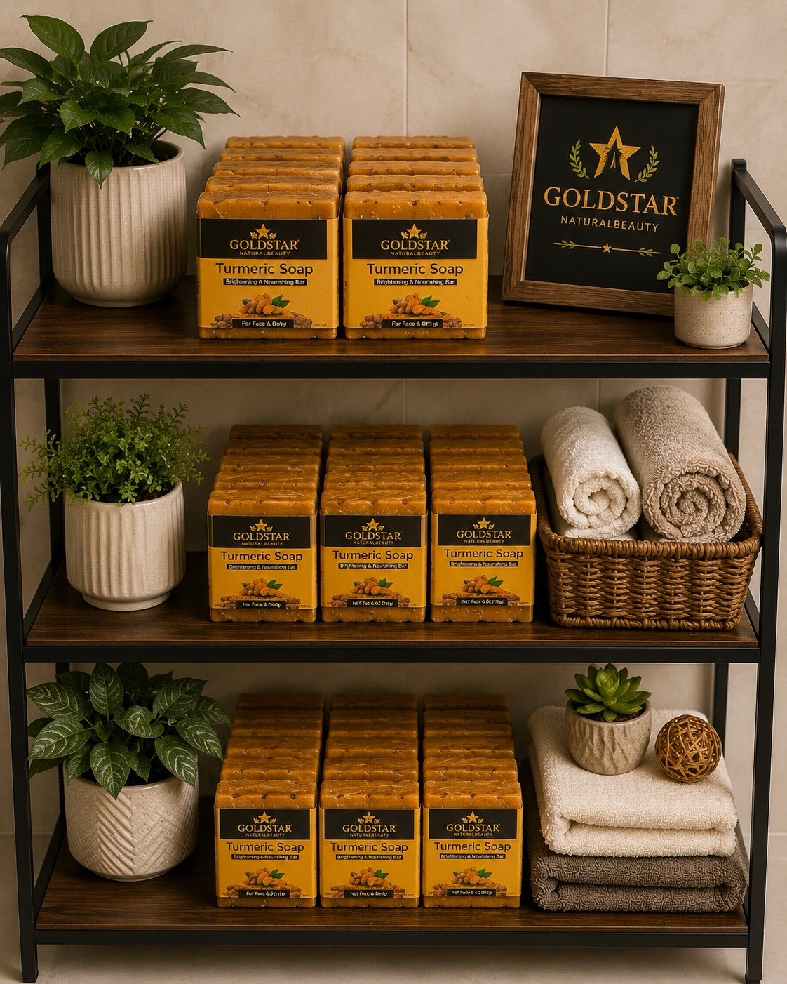 Fresh Tumeric roots homemade bar soap ( With Honey) 4,5 Oz