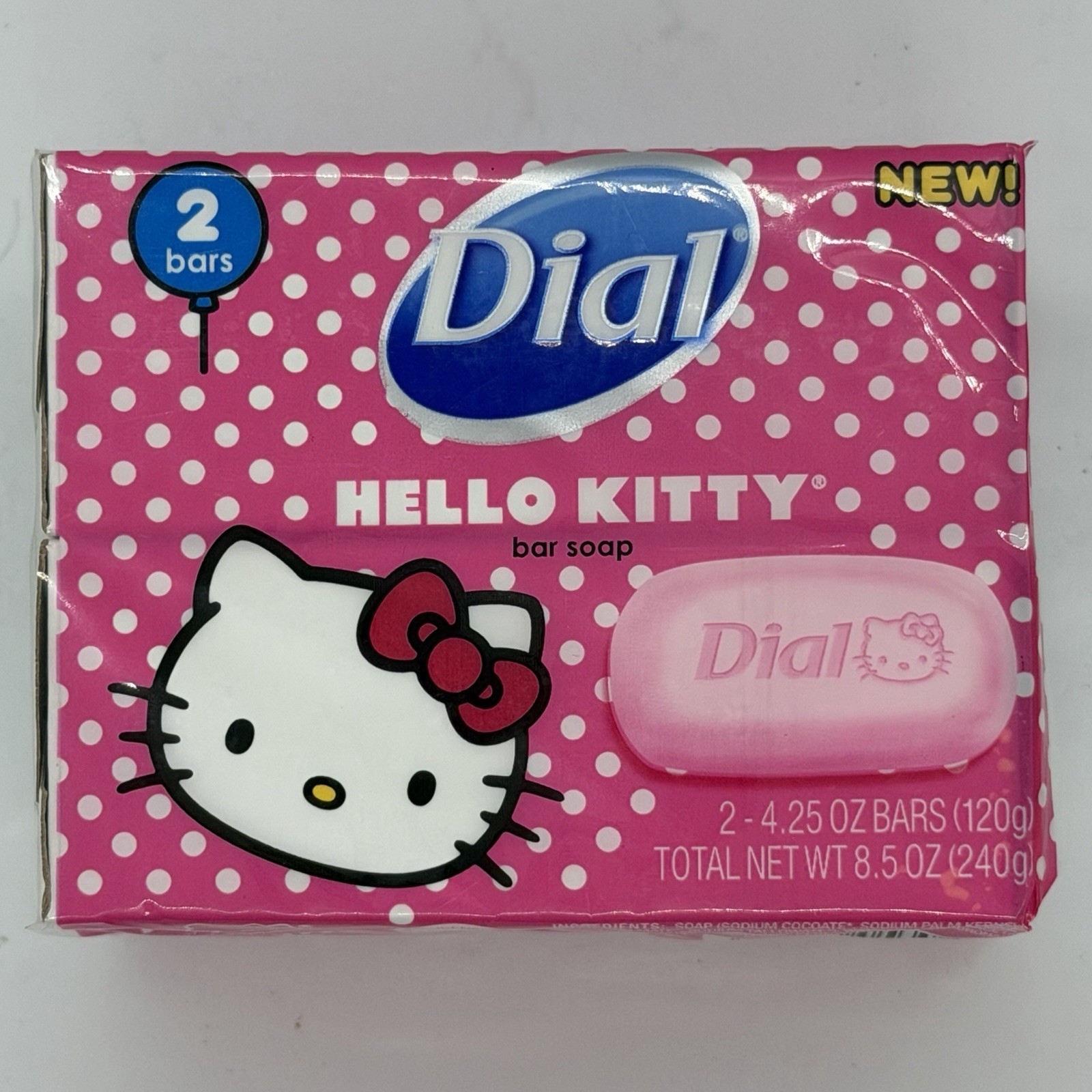 Dial Hello Kitty Bar Soap (2 Bars) New Sealed Collectable C3