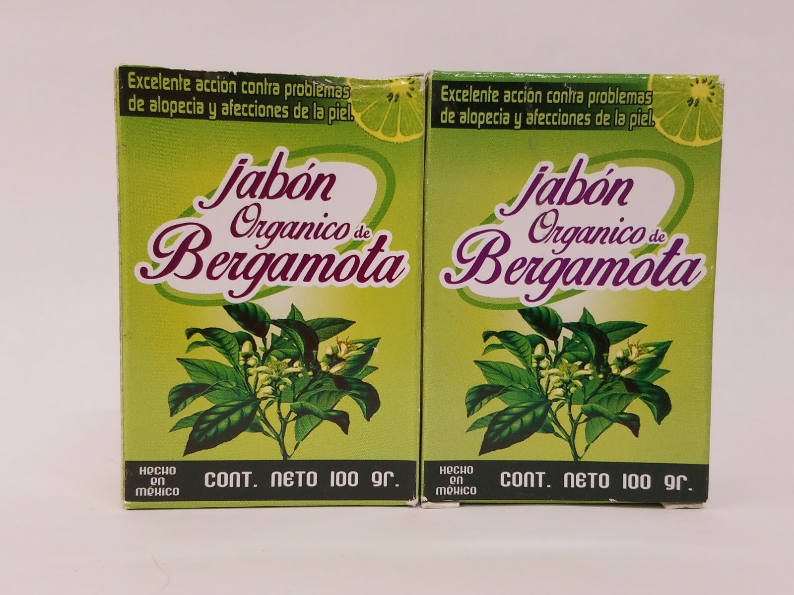 2X Pack Bergamot Soap///Jabon de Bergamota 100g Natural Life