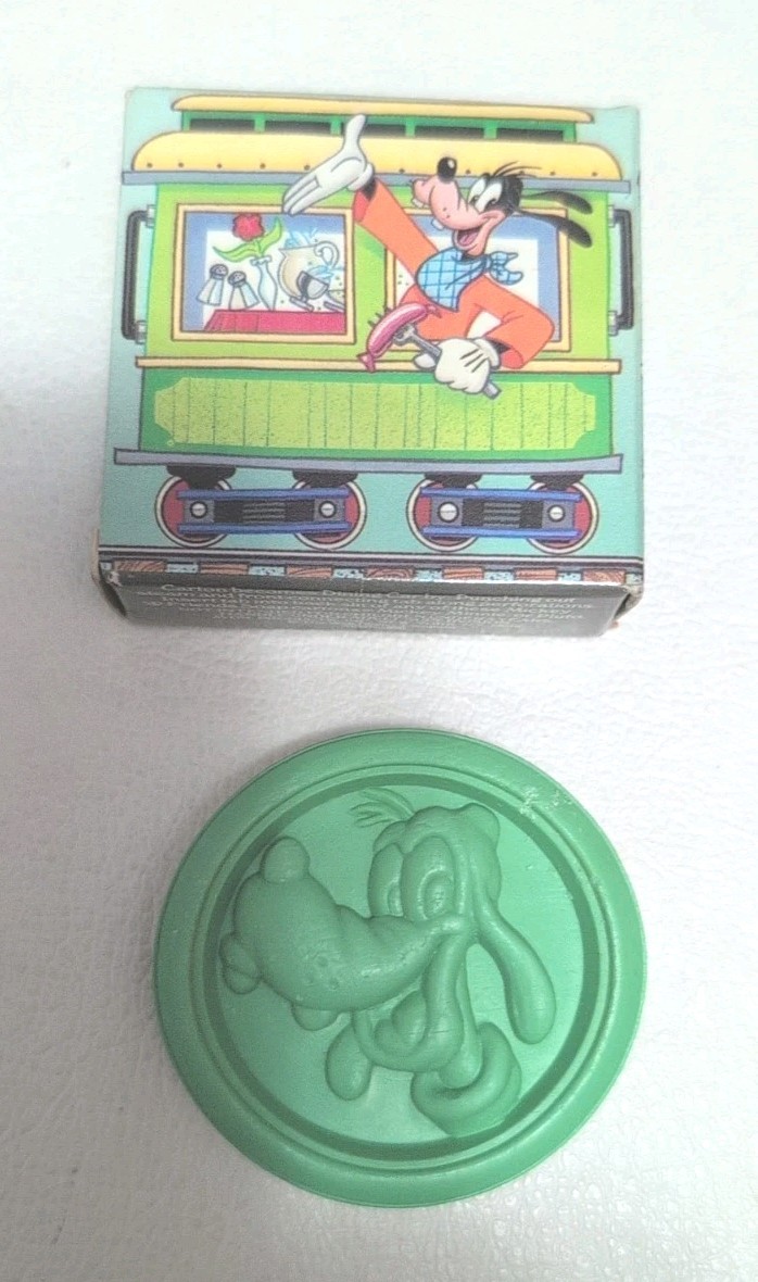 Mickey and Friends 4 Set Train Soap 1oz Avon Punch Out Boxes 1990 NOS